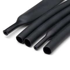 Black Heat Shrink Tube 2:1Unlined &3:1 4:1 Adhesive Glue Lined Heatshrink Sleeve