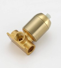 sumerain Wall Mount Tub Faucet Brushed Brass with Waterfall