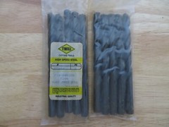 5 pcs DOALL TWILL Jobber Length Metal Twist Drills 25/64″ HSS Black Oxide Brazil
