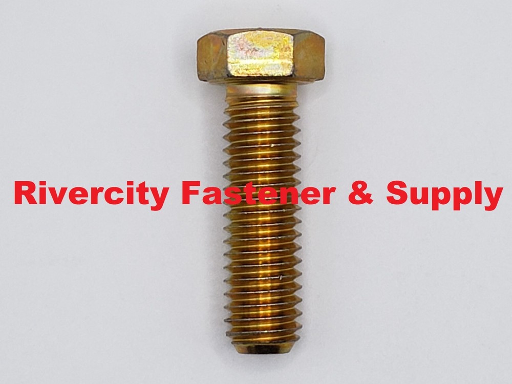 7/16-14×1-1/2 Hex Head Cap Screws 7/16-14 x 1.5 Bolts 7/16×14 x 1-1/2 Grade 8