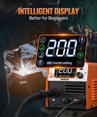 3-in-1 MIG Welder HITBOX 110V&220V Gasless Flux Core ARC/MMA Welding Tool HOT