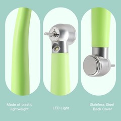USA Dental LED E-generator High Speed Handpiece 3 Way Spray Push Button 2/4Holes