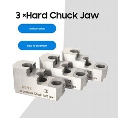 3pcs 10″ Hard Chuck Jaw for 10″ Lathe Chucks for 40crmnti Chuck 14.8*10.3*6.5cm