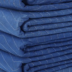 12 PCS Moving Blankets 80″ x 72″ (35lb/dz) Quilted Shipping Furniture Pads
