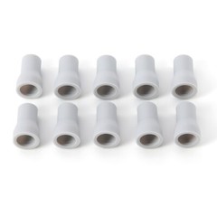 10pc Dental Saliva Ejector Strong Suction Rubber Snap Tip Adapter Replacement
