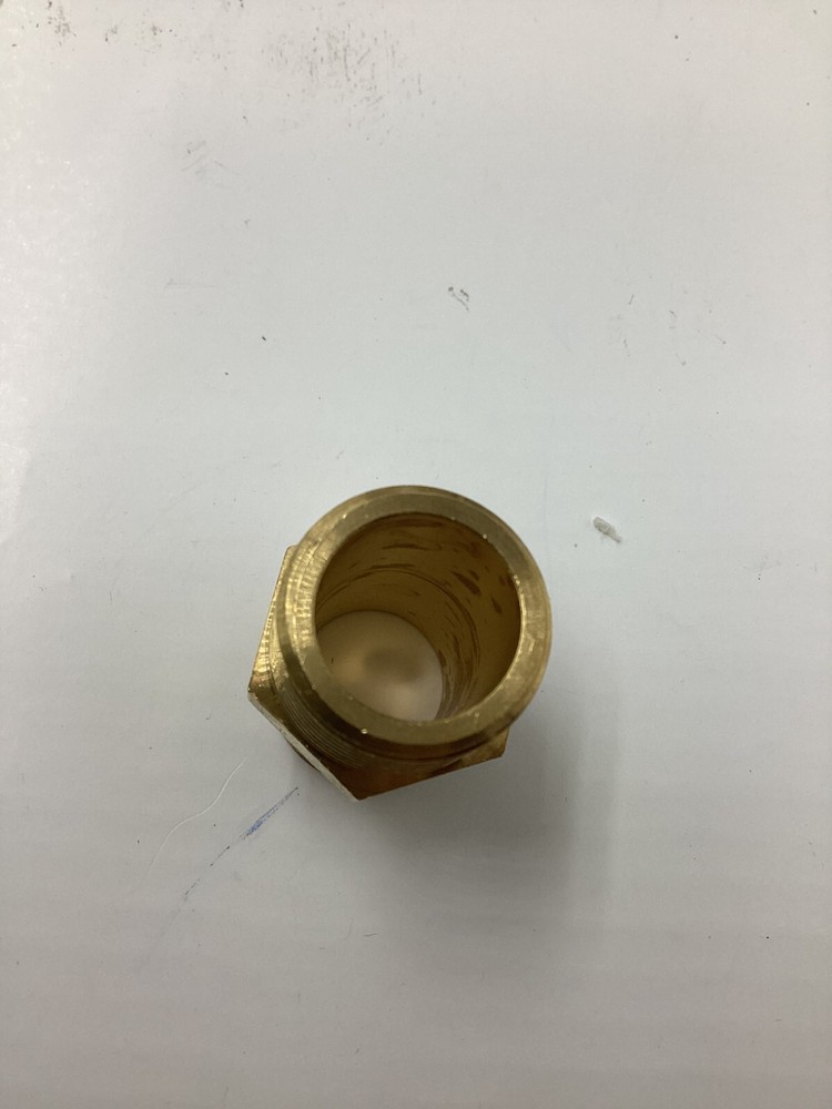 QTY 4 LASCO 17-8649 1/2-Inch Male Pipe Thread Brass Hex Nipple