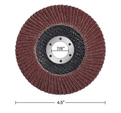 20 Pack Flap Discs 4.5″ x 7/8″ Grinding Wheel T27 Flapper Wheel for Die Angle US