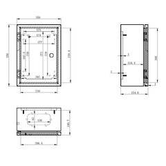 Stainless Steel Enclosure, IP65 Waterproof Electrical Box for Indoor and Outdoor
