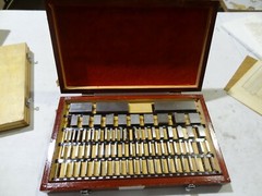 GRADE AS-0 .1001 TO 4.000″ 81 PCS SQUARE GAGE BLOCK SET CENTER HOLE THREADED R}