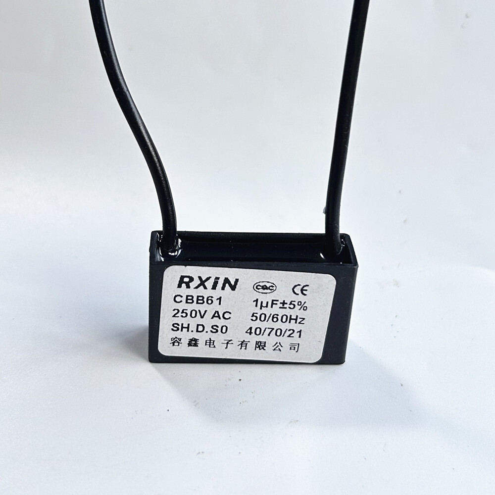 CBB61 250V Capacitor 2 wires 1/2/3/3.5/4/5/6/6.5/7/8/9/10/12/15/18/20/25/30 UF