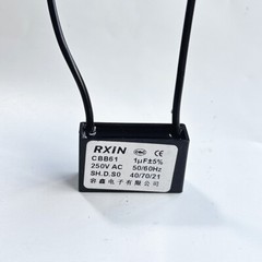 CBB61 250V Capacitor 2 wires 1/2/3/3.5/4/5/6/6.5/7/8/9/10/12/15/18/20/25/30 UF