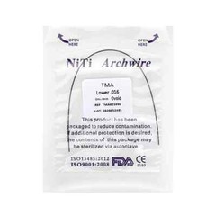 10 Packs Dental Orthodontic TMA Arch Wire Round Ovoid Round Upper/Lower 012-020