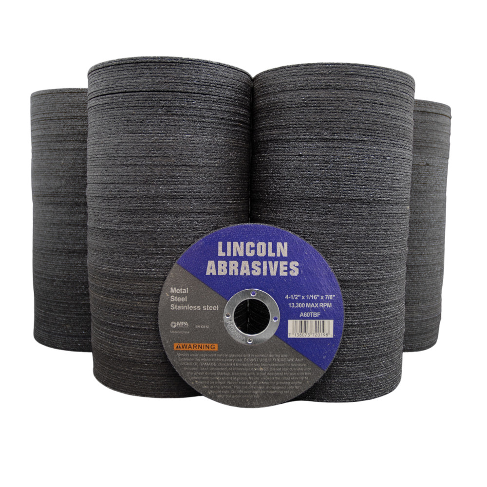 500 Pc 4-1/2″ x 1/16″ x 7/8″ Cut off Wheels Stainless Steel Metal Cutting Discs