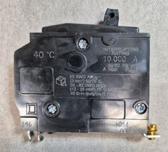 Square D QOB170 1-Pole 70 Amp Bolt-On Circuit Breaker 120/240V NQ Panel (Pair)