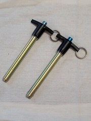 Carr Lane Ball Lock Clevis Pin T-Handle Quick Release Push 1/2 4 CL-8-BLPT-4 (2)