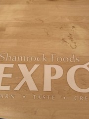 Shamrock Foods Expo Promotional Clipboard Woodgrain Look Plastic 14” X 9.5”