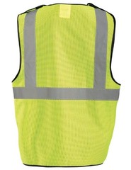 (5 PACK) OF OCCUNOMIX MESH 5 PART BREAKAWAY, HI VISIBILITY WORK VEST, CLASS 2
