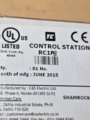 Shamrock Controls RC1PB Control Station