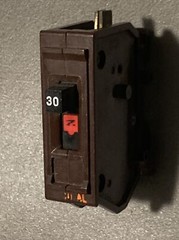 Wadsworth A130NI 30 Amp 1 Pole Type A Circuit Metal FOOT A130 A130N