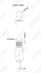 3A-25A Manual Reset Push Button Switch Thermal Circuit Breaker 125/250VAC 32VDC