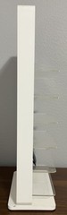 LACOSTE Eyewear Countertop Display Case Rack – Multi-Shelf Acrylic & Wood