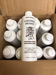 Colonel Brassy Metal Plastic Cleaner Polish – 16oz (wholesale 12 Bottles Case)