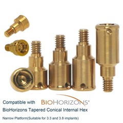US Overdenture Locator Abutment Fits BioHorizons Tapered Conical Internal Hex