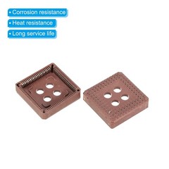 PATIKIL PLCC84P IC Socket 84Pin 2.54mm Pitch DIP Through Hole Mounting for PCB B