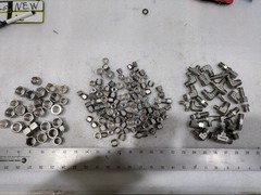 SWAGELOK large lot .. AS IN PICTURE .. 150 + FITTINGS ELBOWS, Ts, UNIONS,