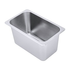 6 PACK 1/4 Size 6″ Deep Stainless Steel Steam Prep Table Hotel Buffet Food Pan