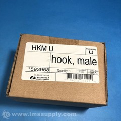 Lithonia Lighting HKMU Male Fixture Hook, Black FNFP