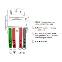 USB POWER Symbol – LED Push Button – Direct Replacement (Fit: TOYOTA)