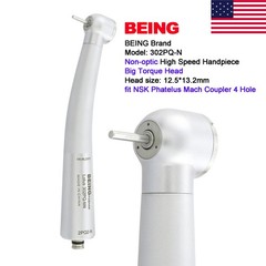 BEING Dental High Speed Turbine Handpiece NSK Phatelus Coupler 4 Hole 302PQ-N