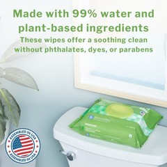 McKesson Flushable* Personal Wipe 7.5 x 12.5″ DXLU96 6 Pack 576 Wipes