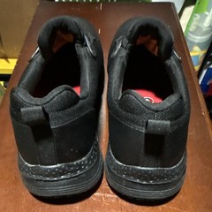 SKECHERS Arch Fit Black Alloy Toe Slip Resistant Low Top Work Shoes US 7.5