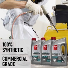 TRIAX Kompressor MV ISO 68 Full Synthetic Air Compressor Oil (1 Gallon)