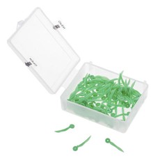 400 Pcs Dental Disposable Plastic Wedge With Hole All 4 Sizes Wave Shape Wedge