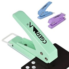 Single Hole Puncher, 3 Pack ， 1/4″ Hole, 50% Labor Savings, Heavy Duty Me