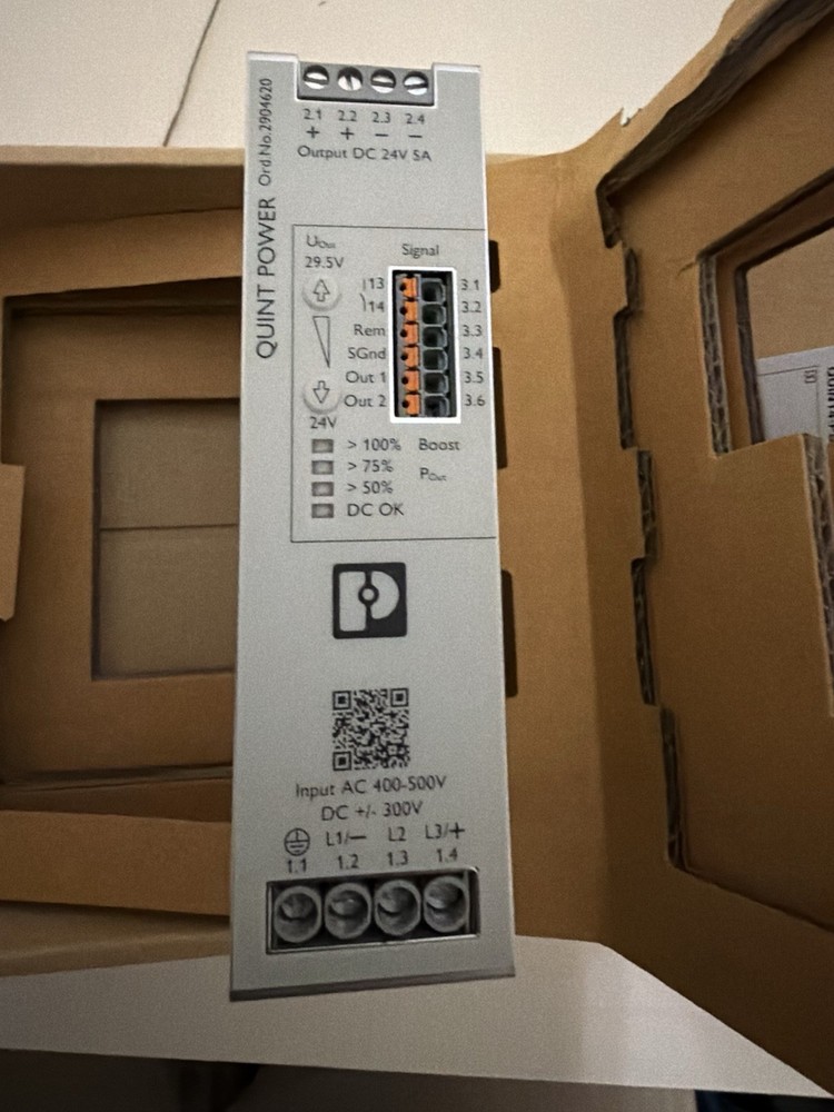 Phoenix Contact QUINT4-PS/3AC/24DC/5 24V 5A DIN Rail Power Supply 400–500VAC
