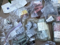Large Lot of Vintage Wire Wound Resistors Various Ohms 19 Pounds1