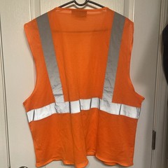 safety vest orange netted – ERB Safety XL
