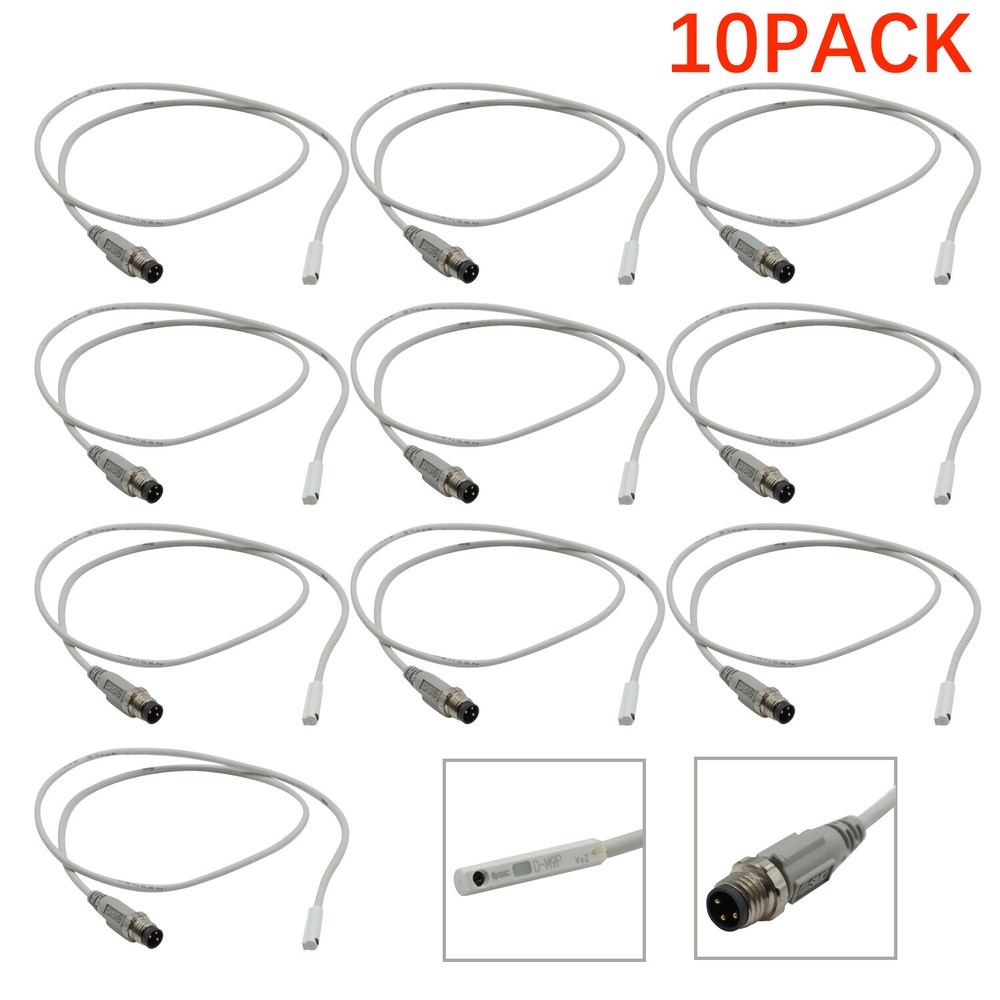 10PCS For SMC D-M9PSAPC DM9PSAPC Magnetic Auto Switch Sensor Solid-State 3-Pins