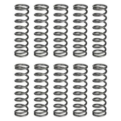 20Pcs Compression Spring 13mm OD 1.6mm Wire Size 45mm Free Length Silver Tone