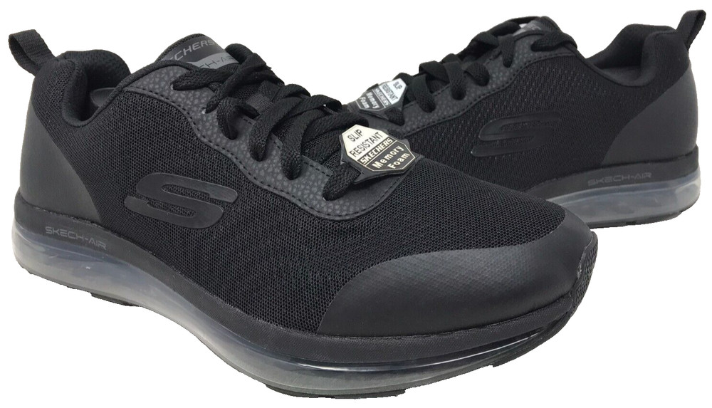 Skechers Men’s Work RF Skech-Air Chamness SR Lace Up Shoes Black Size:10.5 100U