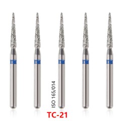 Dental Diamond Burs Fit High Speed Handpiece Friction Grip 5Pc/Box 97 Sizes