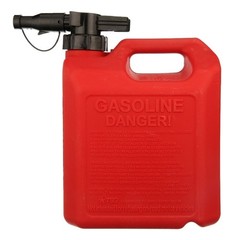 2.5 Gallon No-Spill Gas Can Gasoline Container with Safety Yellow Design