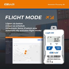 Elitech Temperature Humidity Data Logger-40~185°F, 0~100%RH,Loget260-THE w/Probe