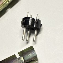 one Vintage 3 Pin Din Male Connector with plastic handle 1980’s