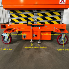 FREE SHIPPING NEW 5 STAR 19 FEET MAX LIFT ELECTRIC SCISSOR LIFT MAN LIFT