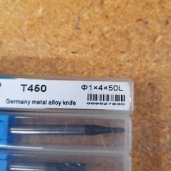 TUP T450 End Mill Cutters for CNC Engraving/Milling – Lot of 5